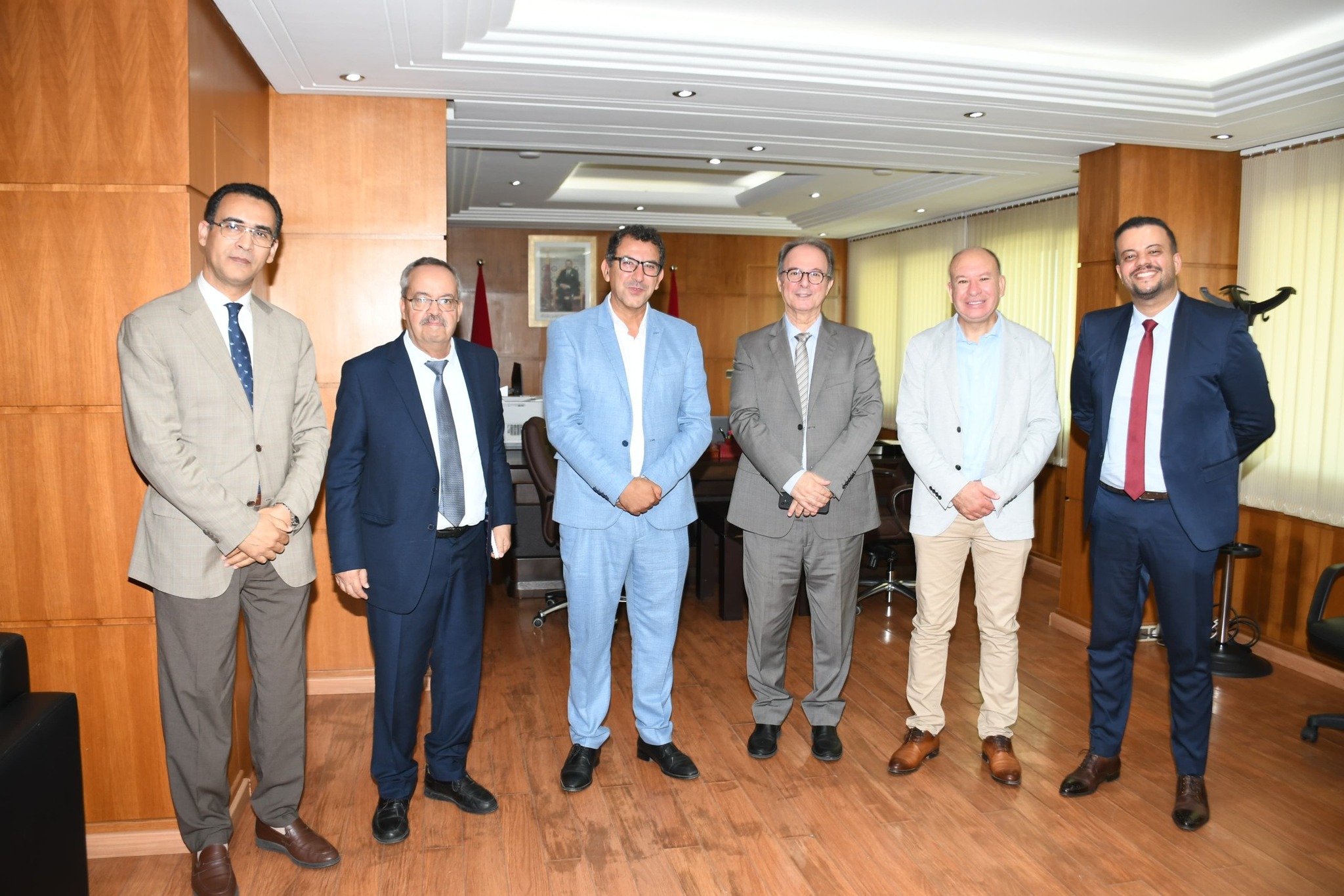 استقبال وفد عن المنتدى المتوسطي للشباب بالمغرب